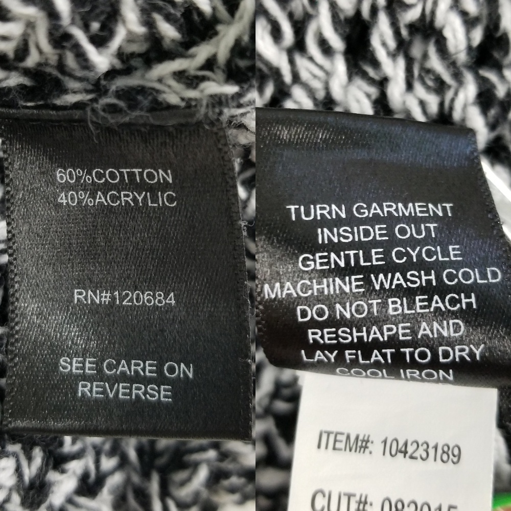 Torrid Heathered Loose Knit Sweater High Low Sze 2 - Picture 6 of 7